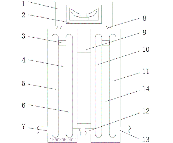煤粉提升機專用冷卻機構(gòu)技術(shù)改進及原理